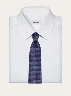 Turtles print silk tie - Men