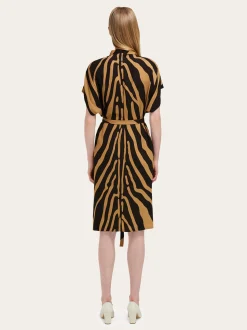 Twill shirt dress - Women