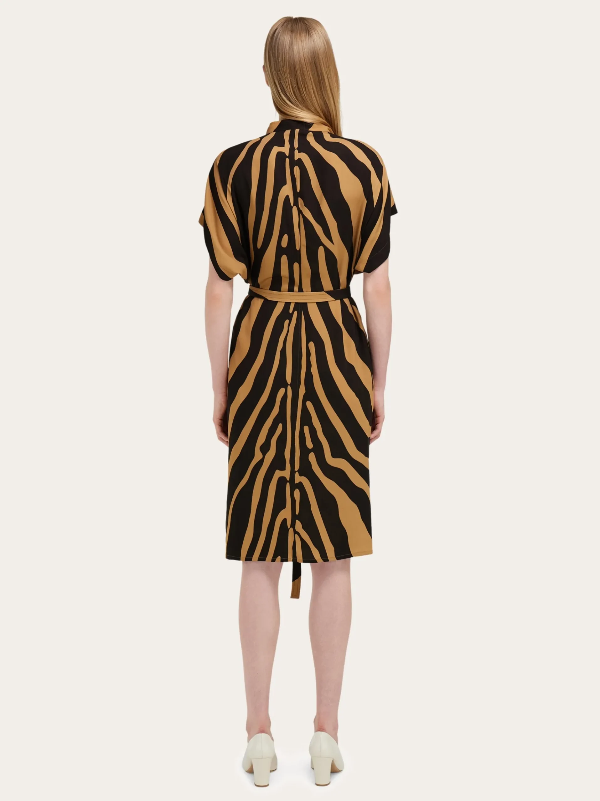 Twill shirt dress - Women