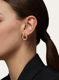 Twisted Gancini earrings (S) - Women