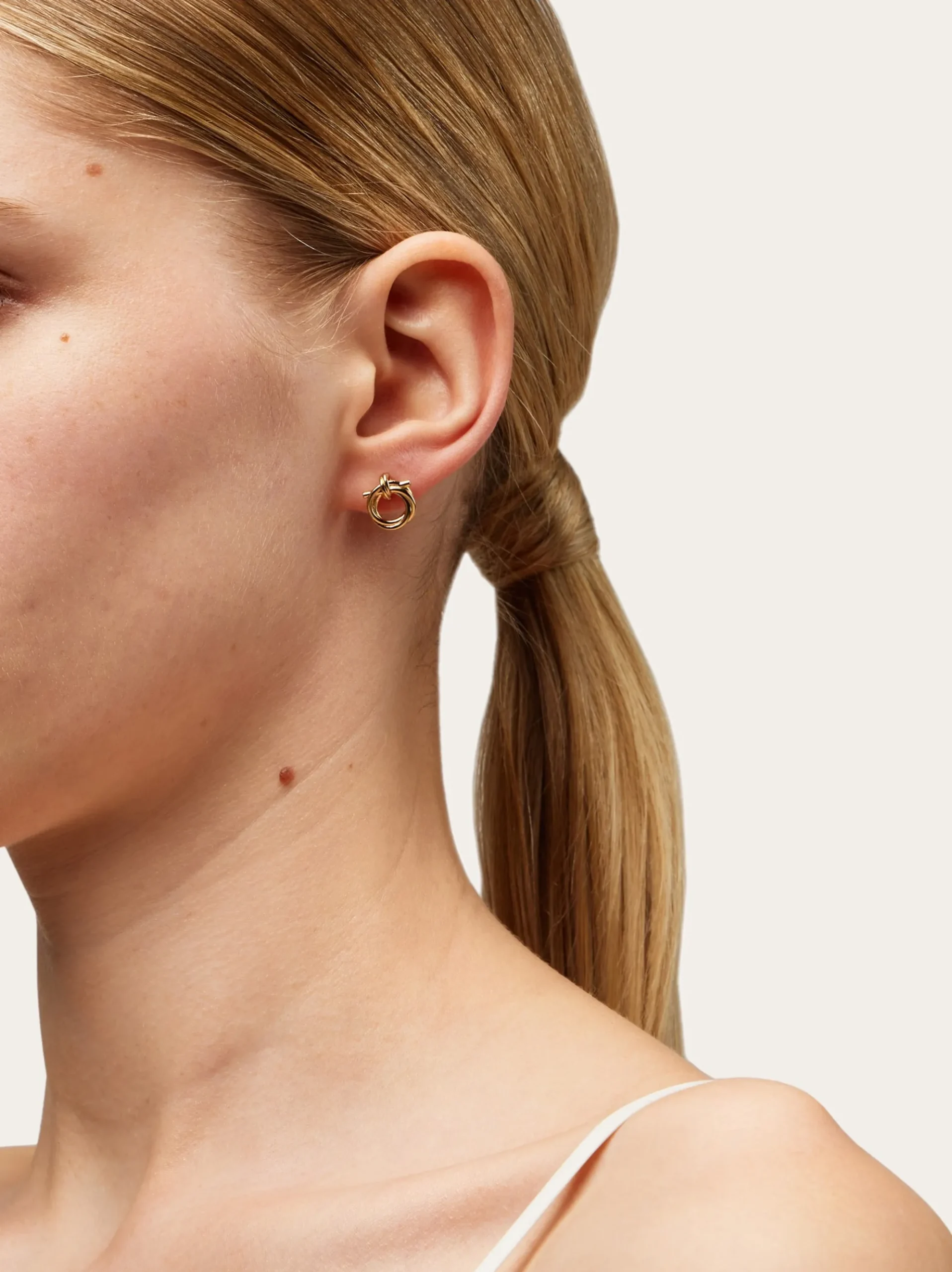 Twisted Gancini earrings (XS) - Women