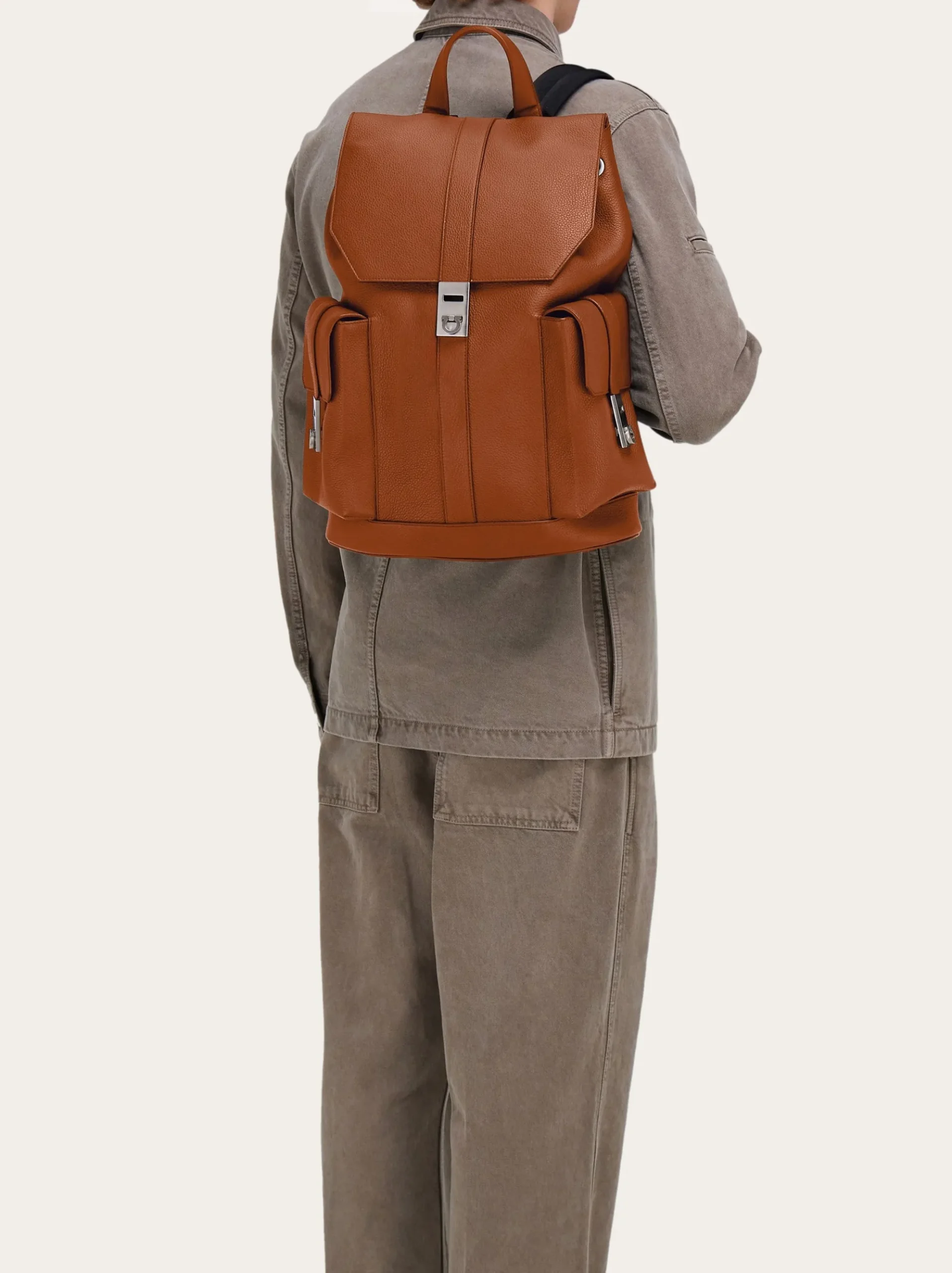 Utility backpack with Hug buckle - Men