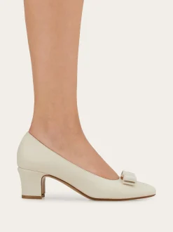 Vara bow block heel pump - Women
