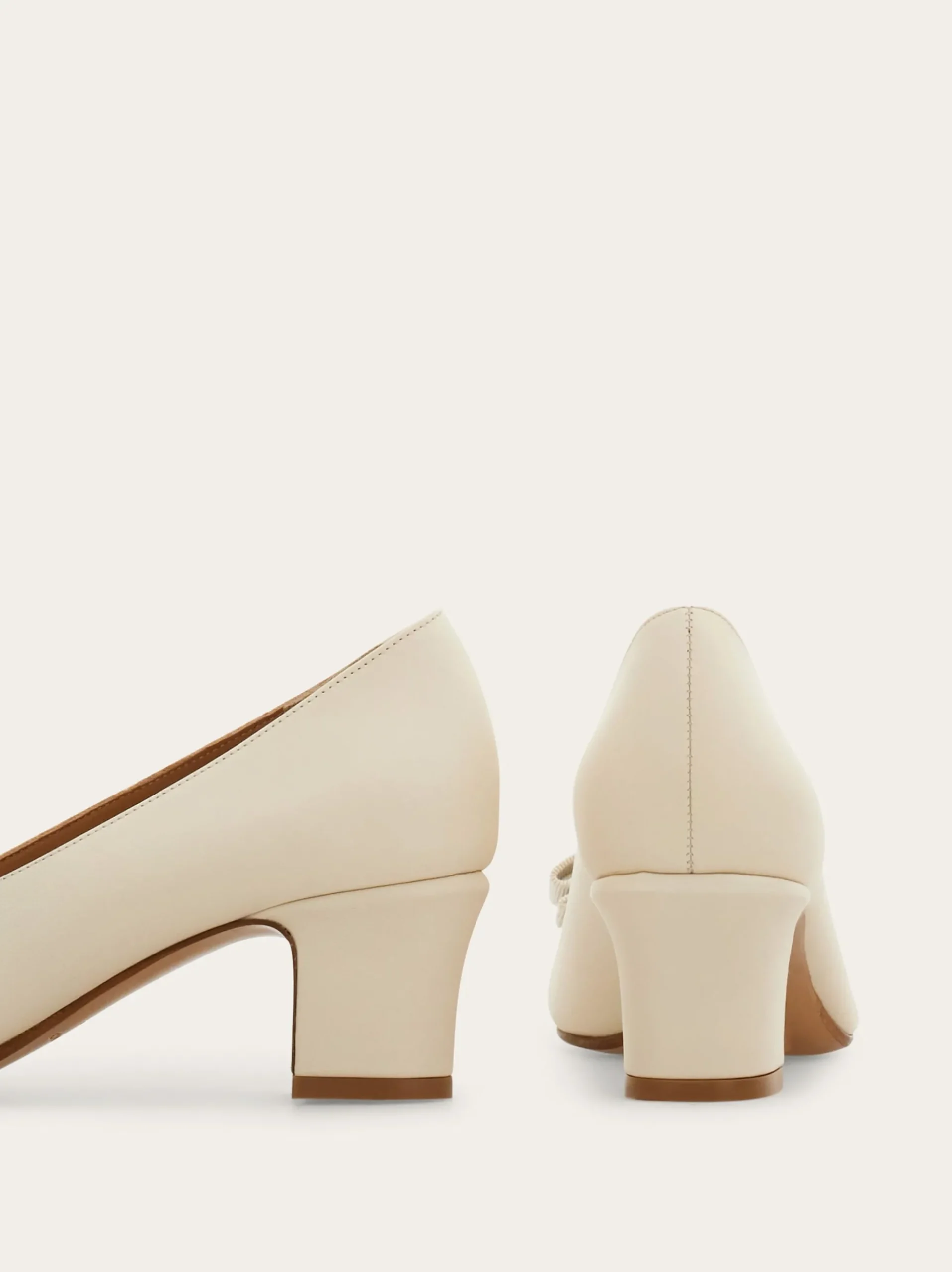 Vara bow block heel pump - Women