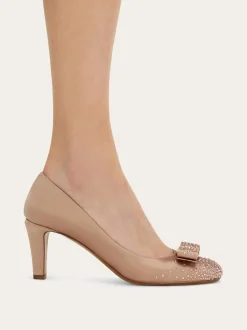 Vara bow pump with crystals - Women