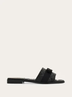 Vara bow quilted slide - Women