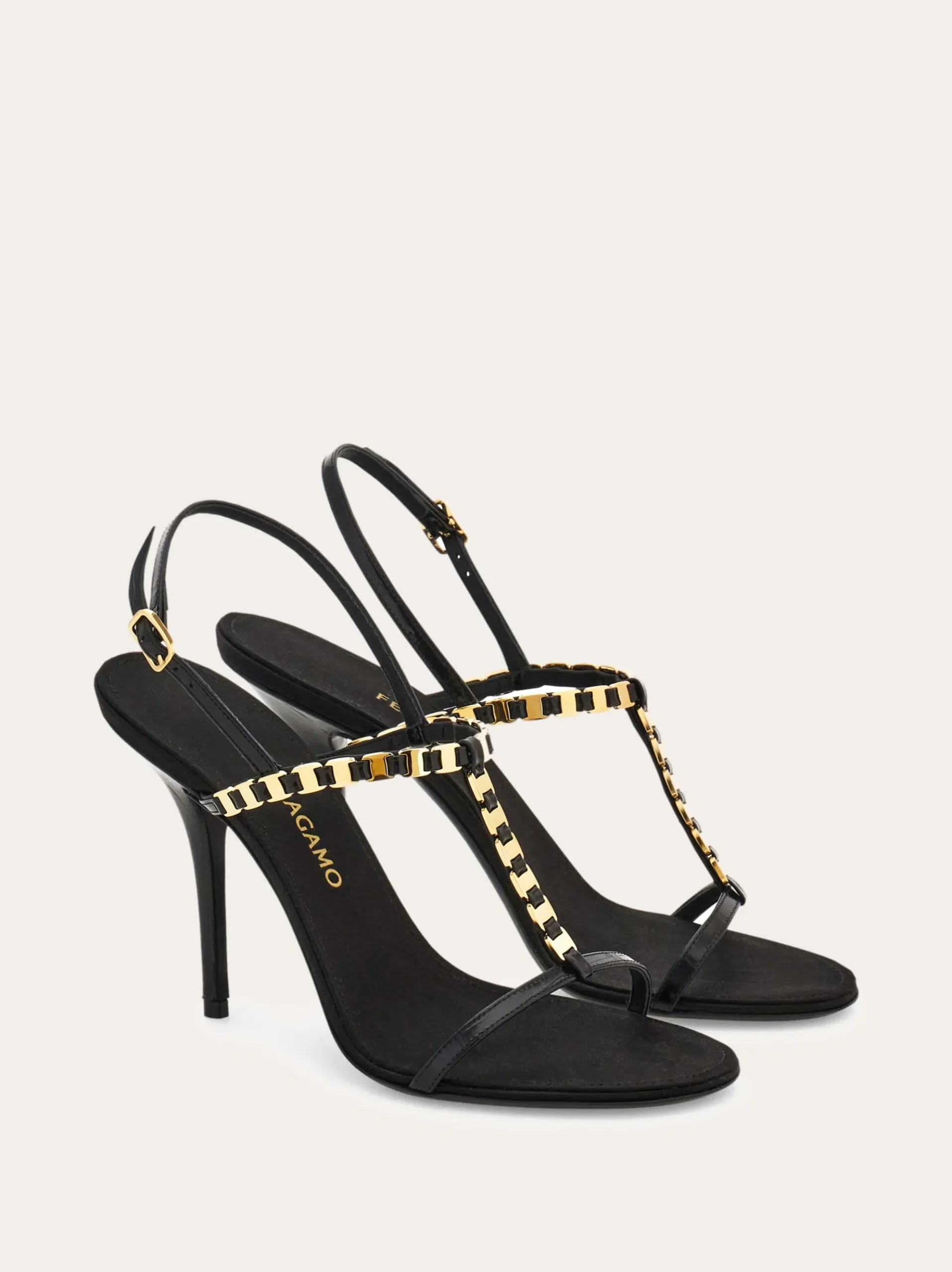 Vara chain T-strap sandal - Women