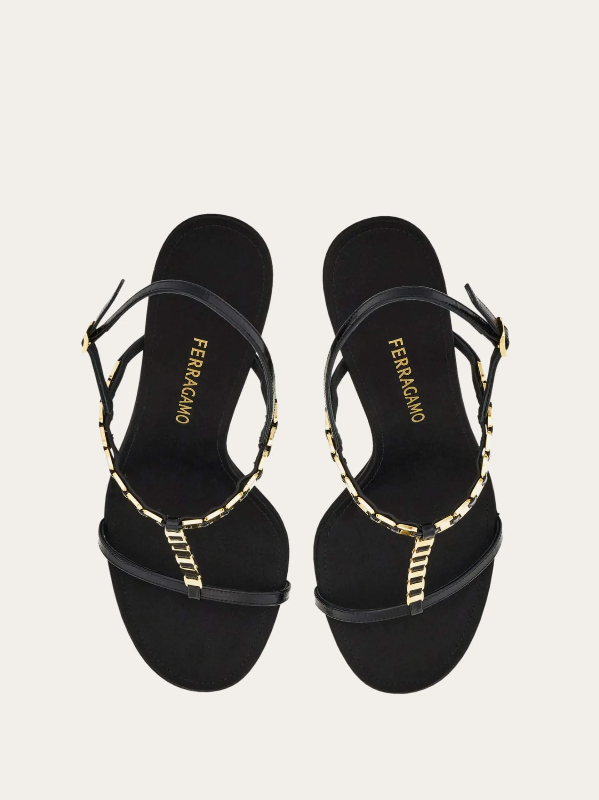 Vara chain T-strap sandal - Women