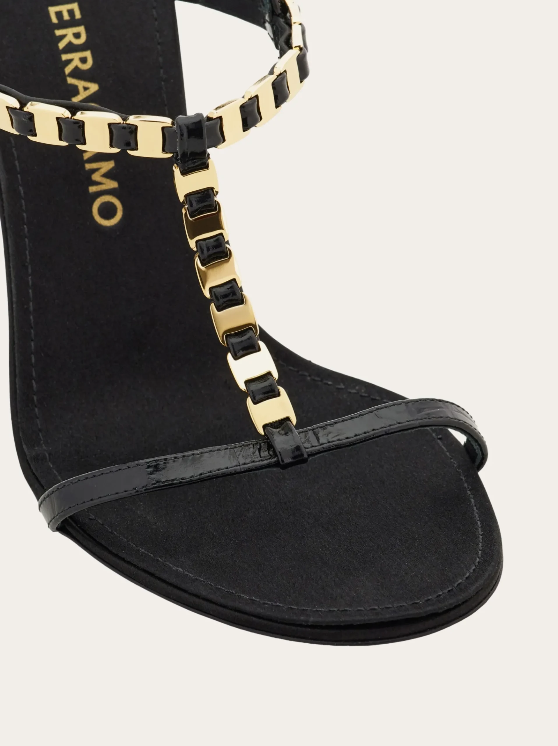 Vara chain T-strap sandal - Women