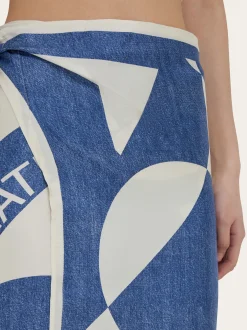 Venna logo sarong skirt - Women
