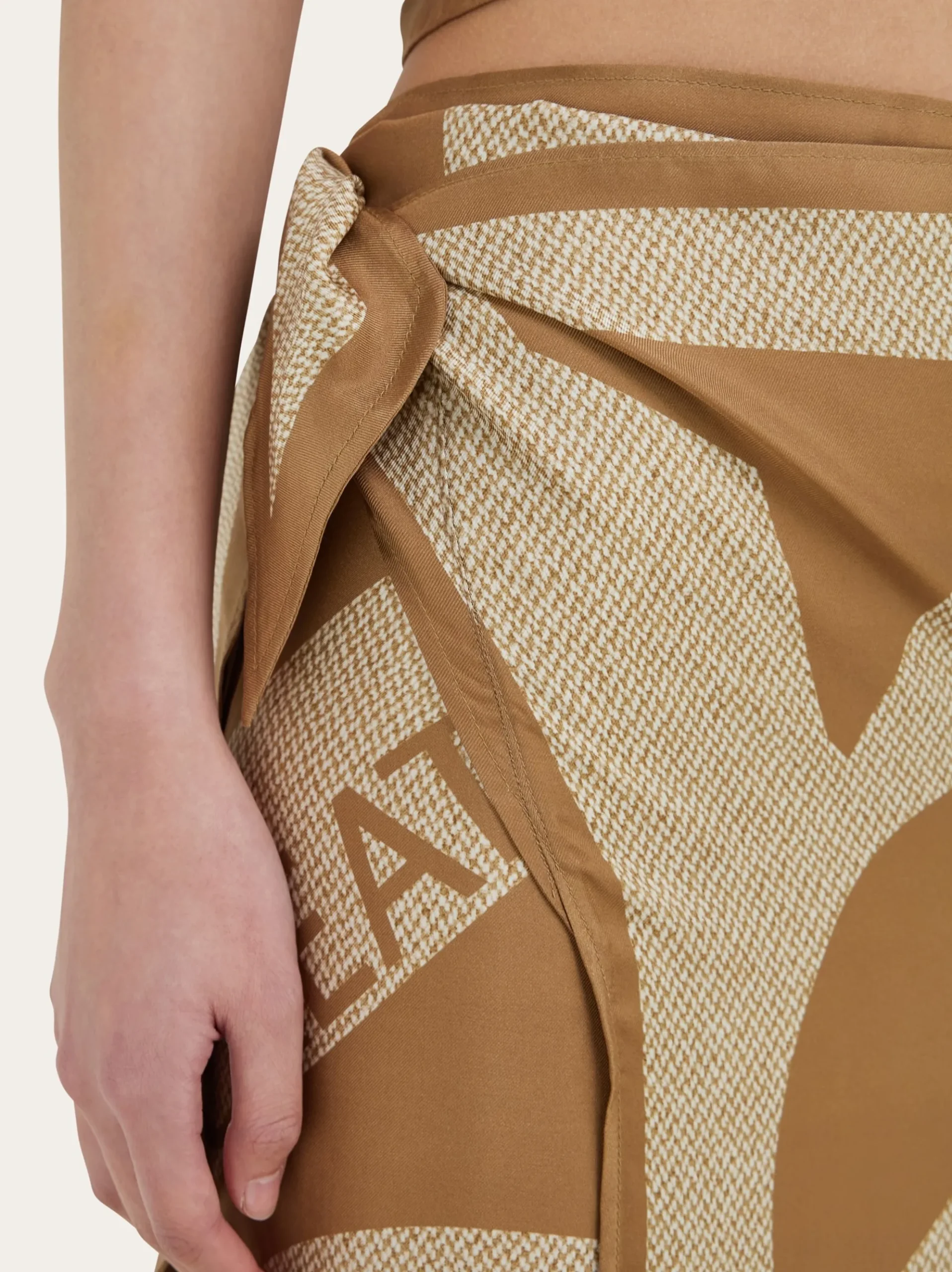 Venna logo sarong skirt - Women