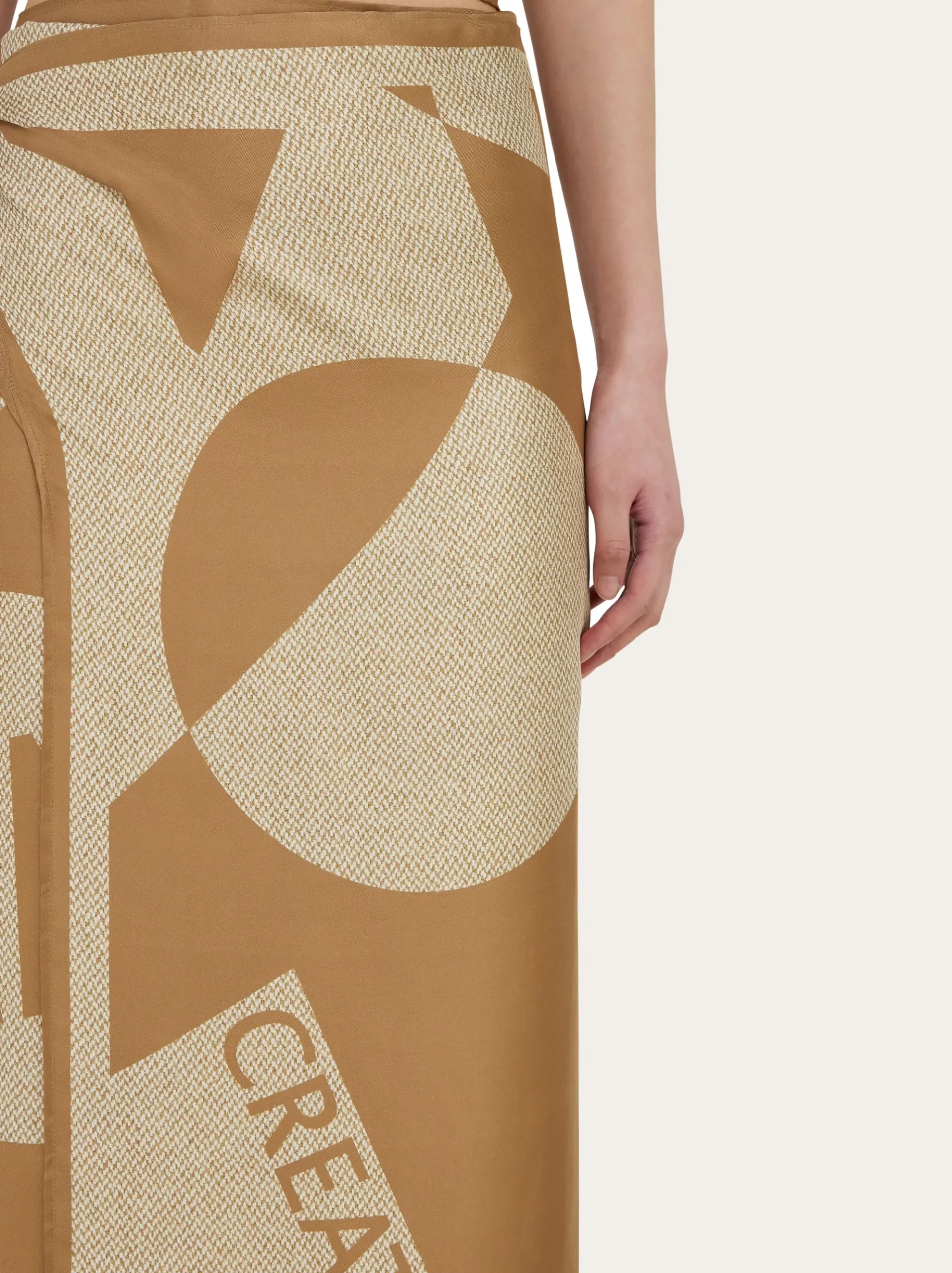 Venna logo sarong skirt - Women