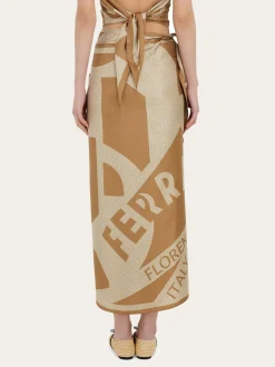 Venna logo sarong skirt - Women