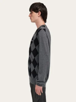 V-neck sweater - Men