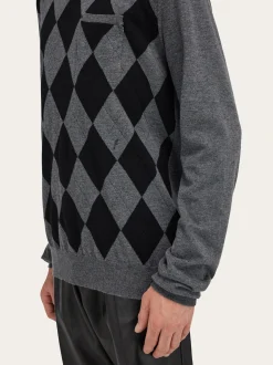 V-neck sweater - Men