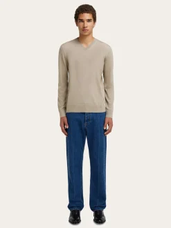 V-neck sweater - Men