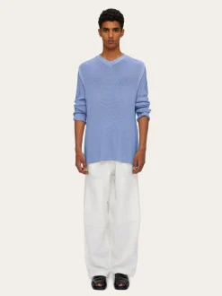 V-neck sweater - Men