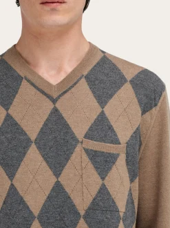 V-neck sweater - Men