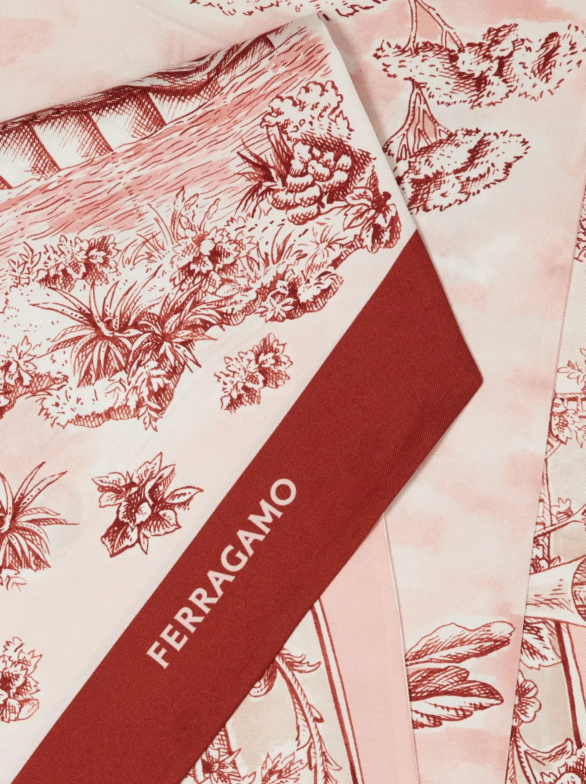 Voyage print silk bandeau - Women