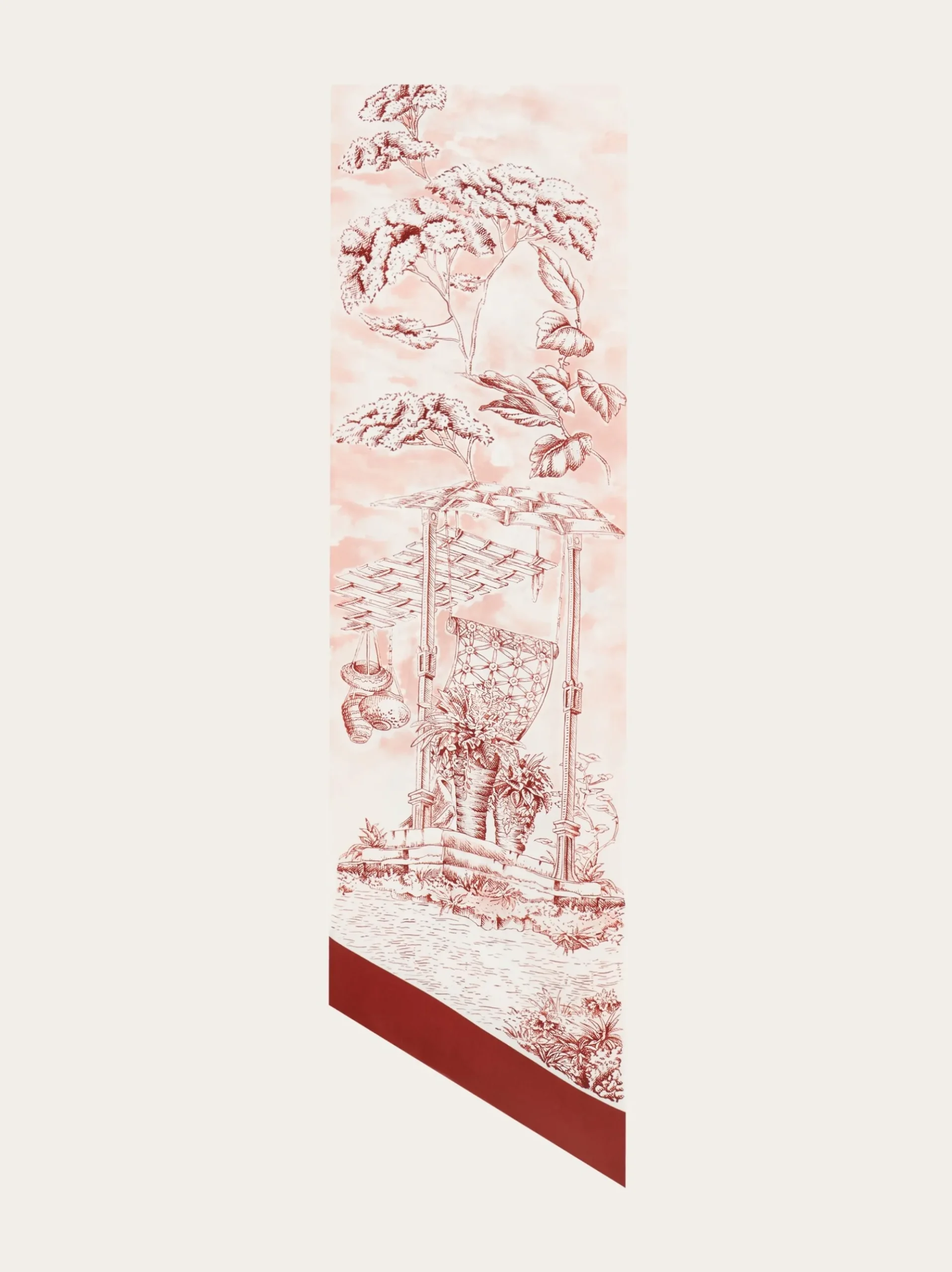 Voyage print silk bandeau - Women