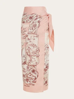 Voyage print silk sarong - Women