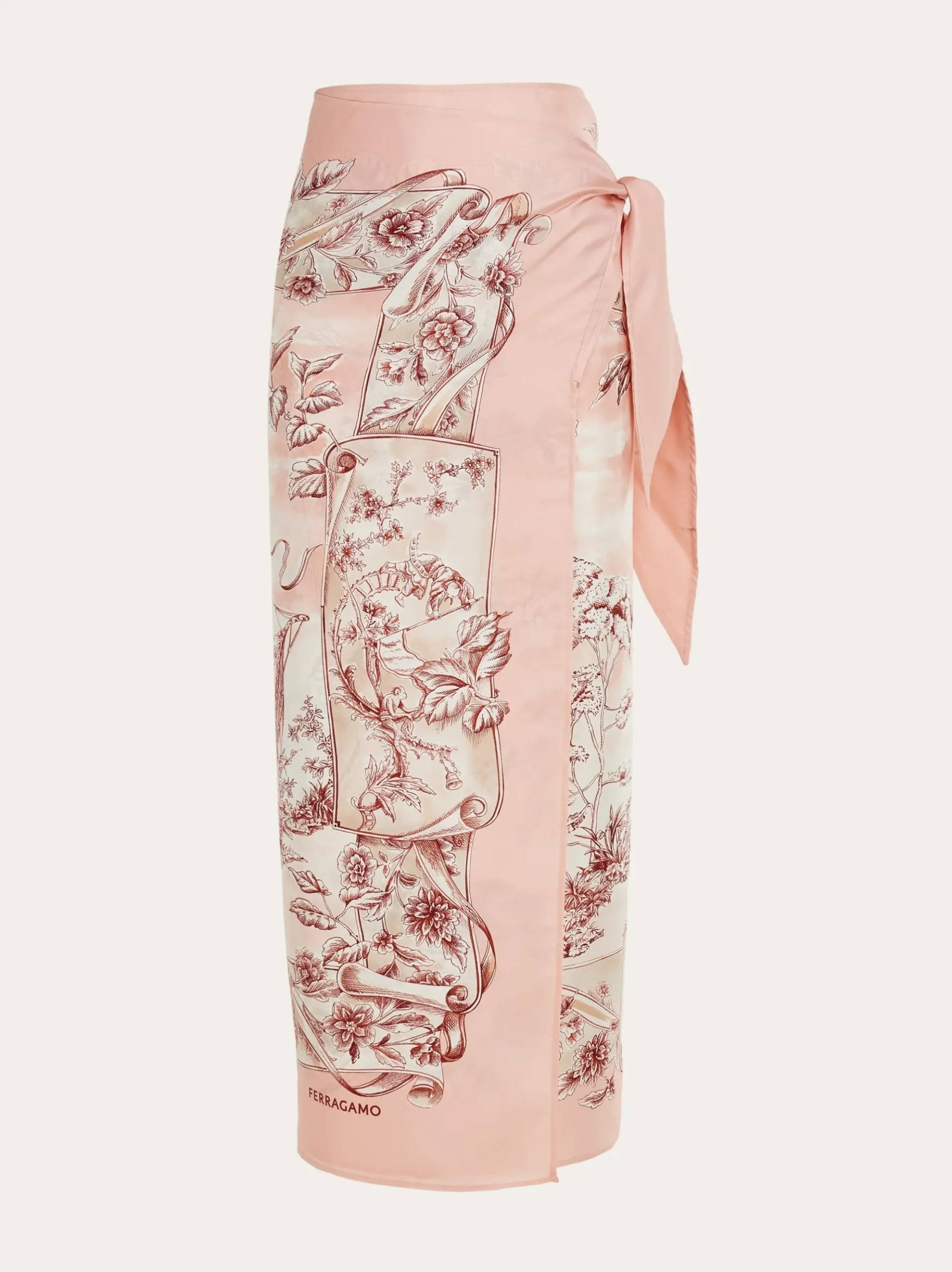 Voyage print silk sarong - Women