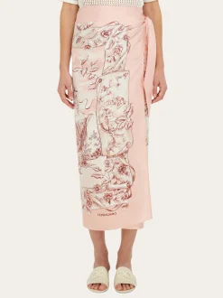 Voyage print silk sarong - Women