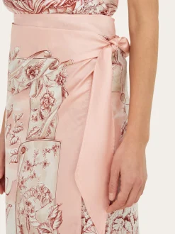 Voyage print silk sarong - Women