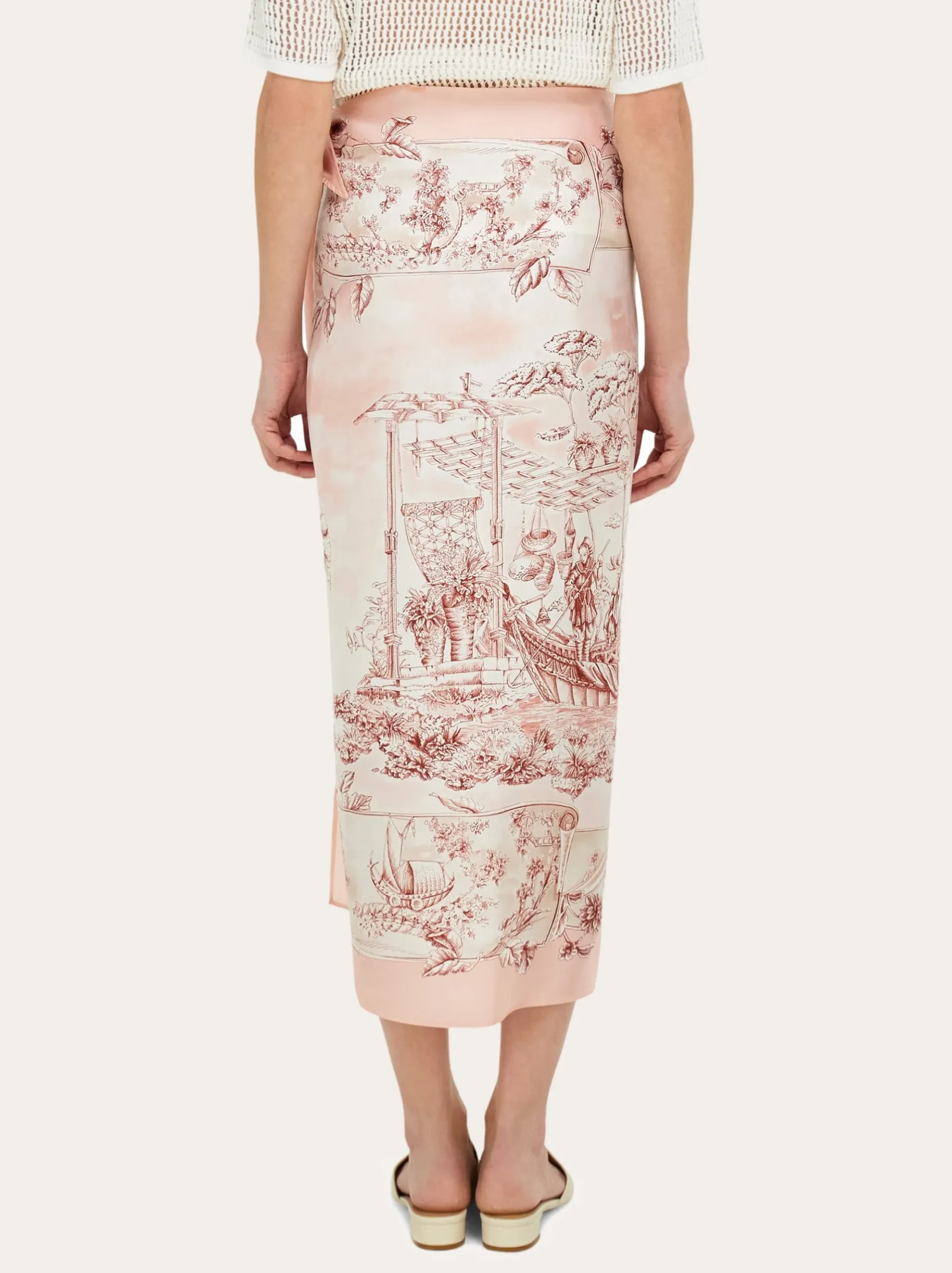 Voyage print silk sarong - Women