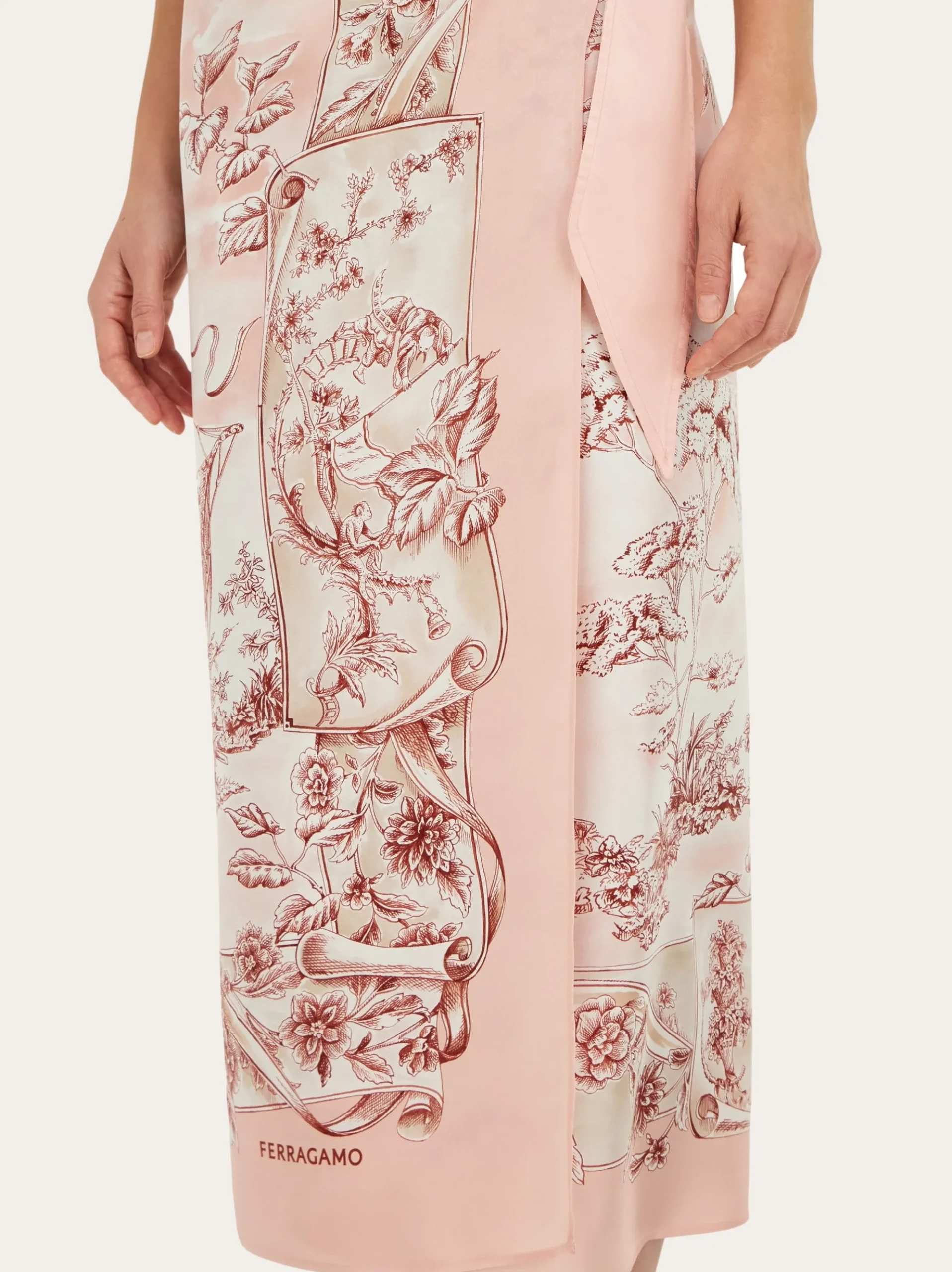 Voyage print silk sarong - Women