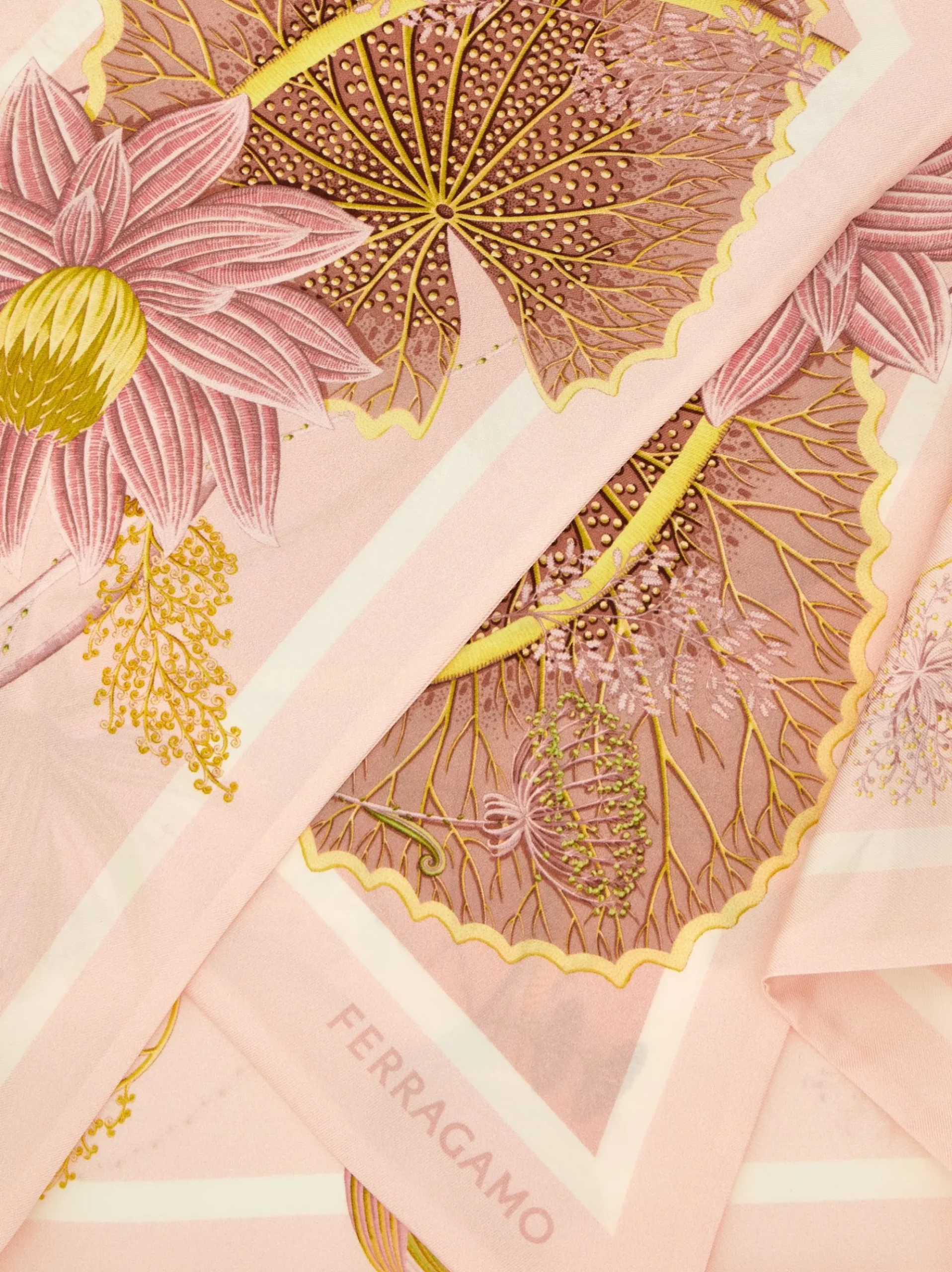 Water lilies print silk bandeau - Women