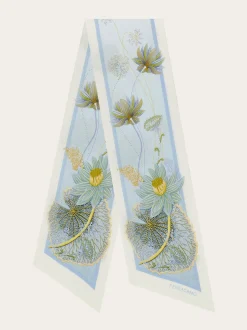 Water lilies print silk bandeau - Women