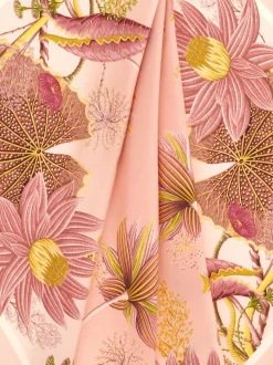 Water lilies print silk scarf - Women