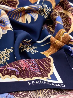 Water lilies print silk scarf - Women
