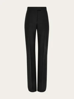 Wool faille trouser - Women
