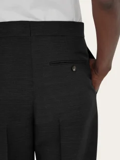 Wool faille trouser - Women