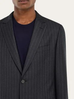 Wool pinstripe suit - Men