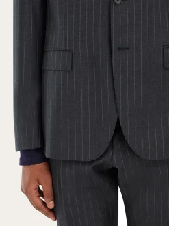 Wool pinstripe suit - Men