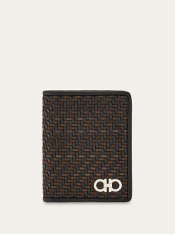 Woven credit card holder - Men