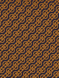 Woven print silk tie - Men