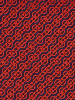 Woven print silk tie - Men