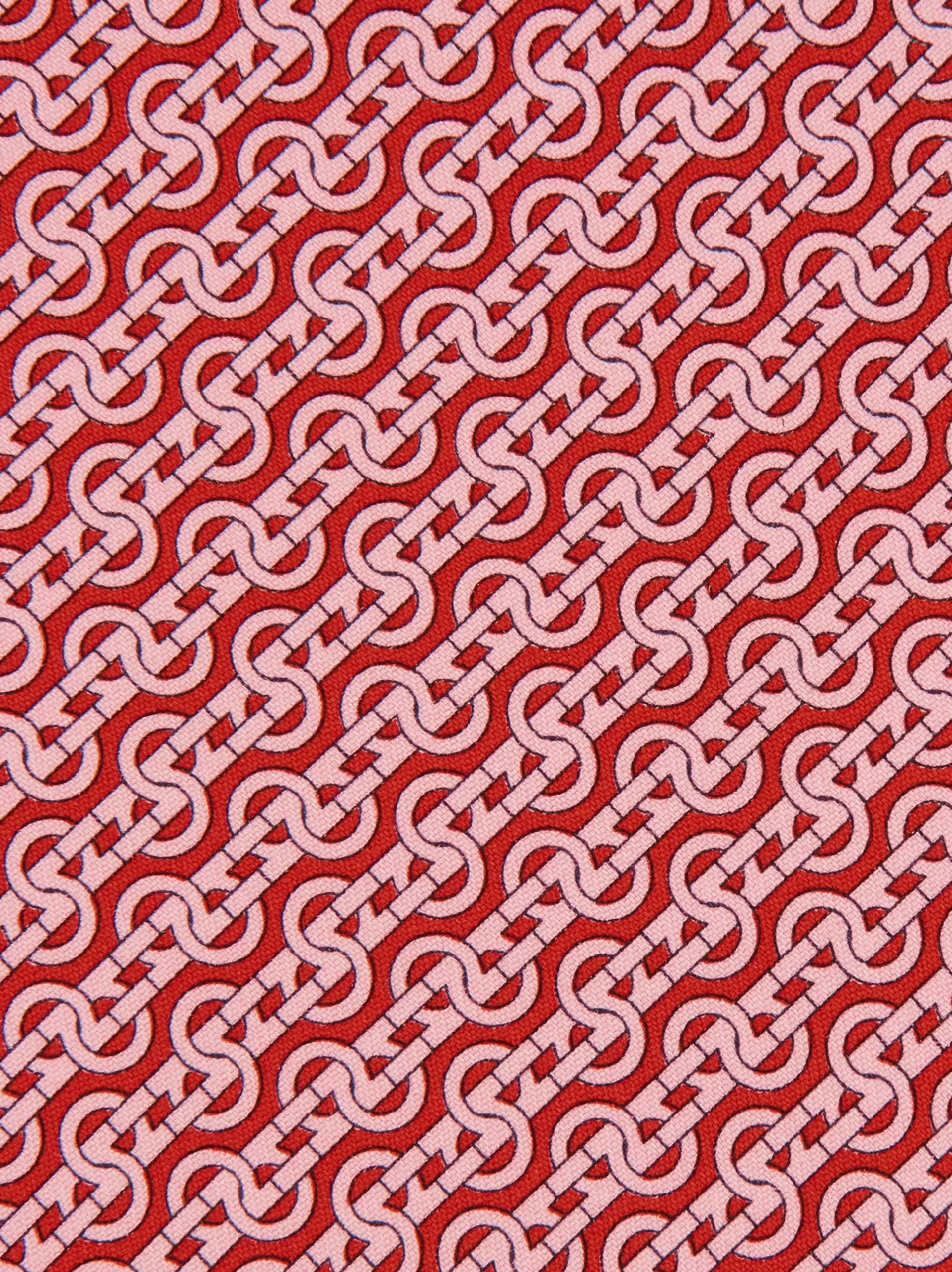 Woven print silk tie - Men